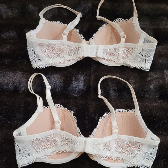 WACOAL | B.tempt'd Lacy Underwire Bra Bundle - White - 32C - Picture 2 of 9